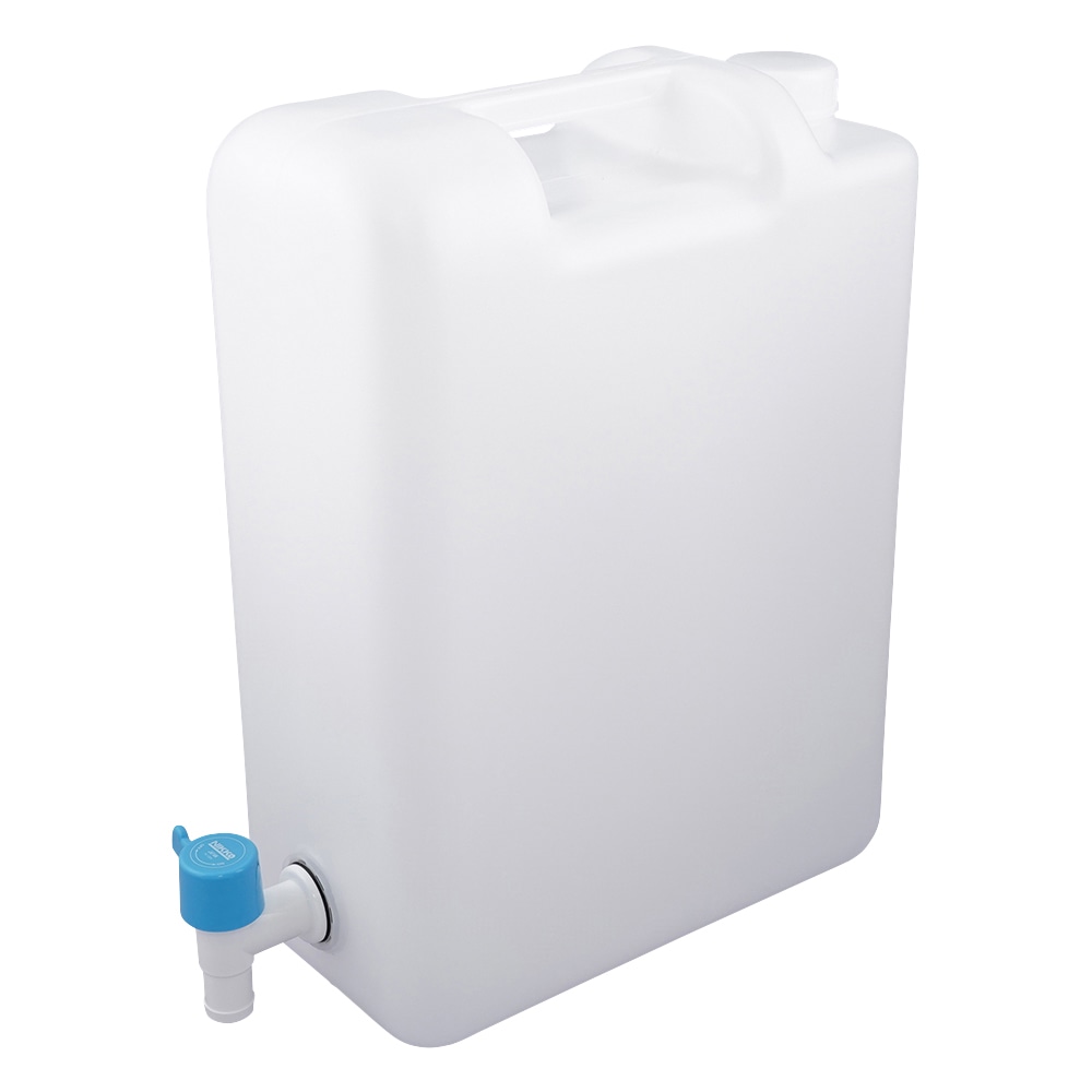 ニッコー・ハンセン レバーコック付瓶 平角缶(1ヶロ)10L 1個 1052-09 1本(ご注文単位1本)【直送品】