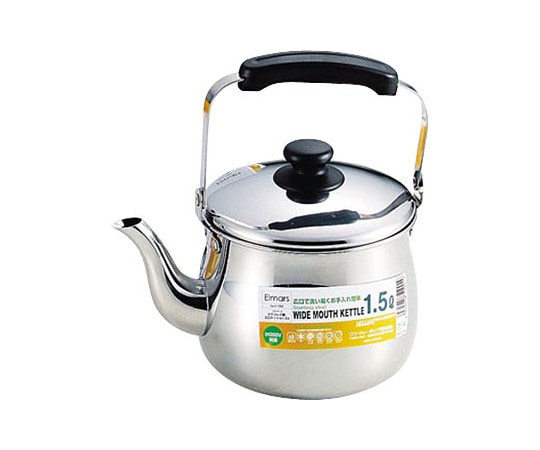 パール金属 エルマース ステンレス製広口ケットル 1.5L H-1992 1個(ご注文単位1個)【直送品】
