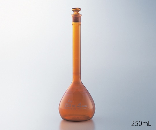 アズワン 高精度メスフラスコ　茶　2000mL　 1個（ご注文単位1個）【直送品】