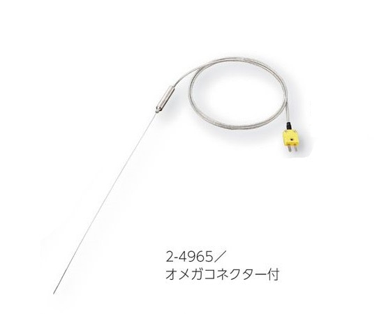 アズワン 極細K熱電対(シース型・コネクター付き) リード線有り DS-1200-N 150 1本(ご注文単位1本)【直送品】