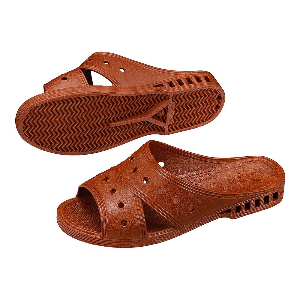 ニシベケミカル 抗菌衛生紳士サンダル ダンヒル LL ブラウン No.510 1足(ご注文単位1足)【直送品】