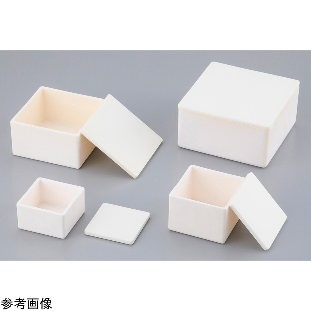 アズワン アルミナ焼成用容器 本体 120角　 1個（ご注文単位1個）【直送品】