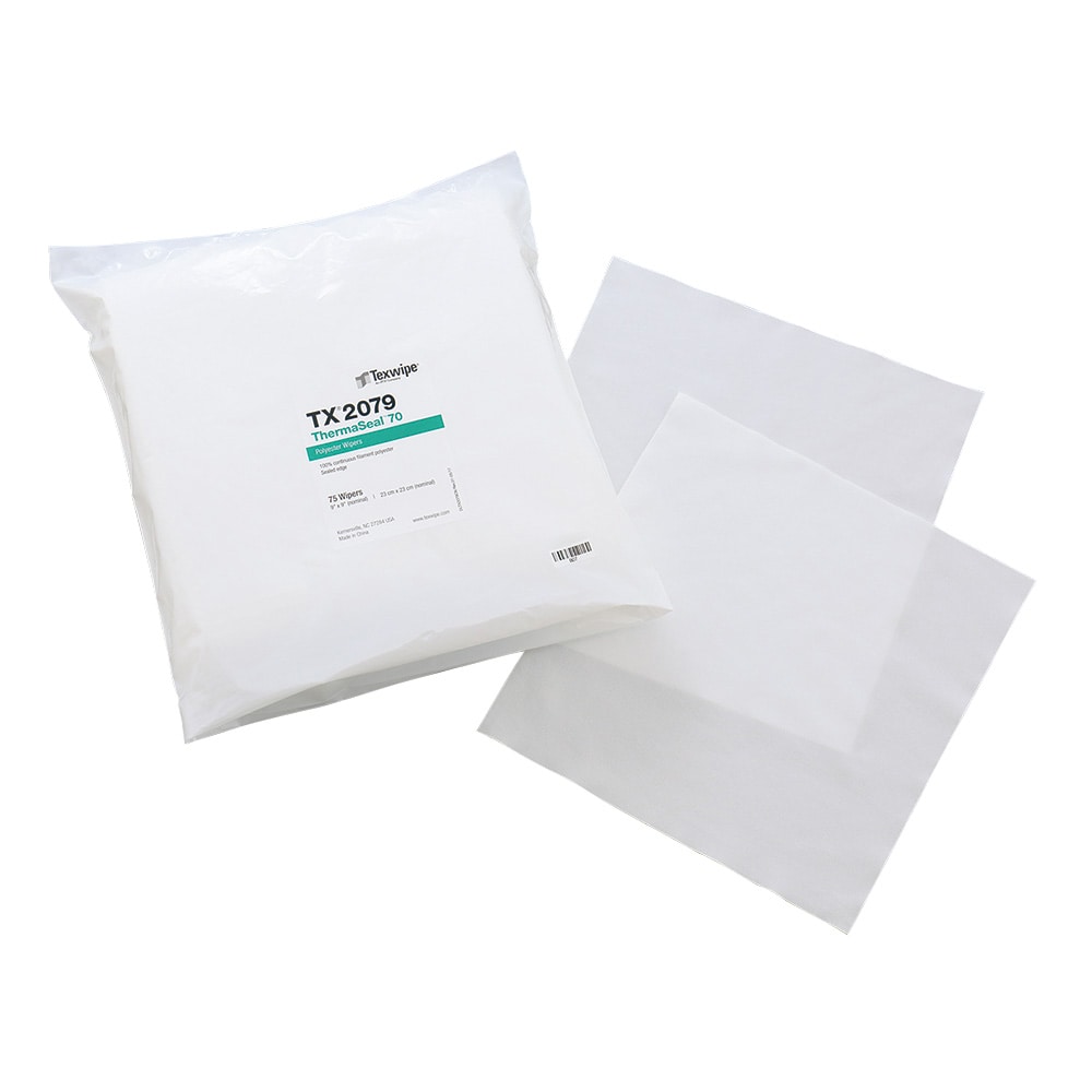 テックスワイプ(Texwipe) シールエッジワイパー ThermaSeal235×235mm 1袋(75枚×2袋入) TX2079 1袋(ご注文単位1袋)【直送品】
