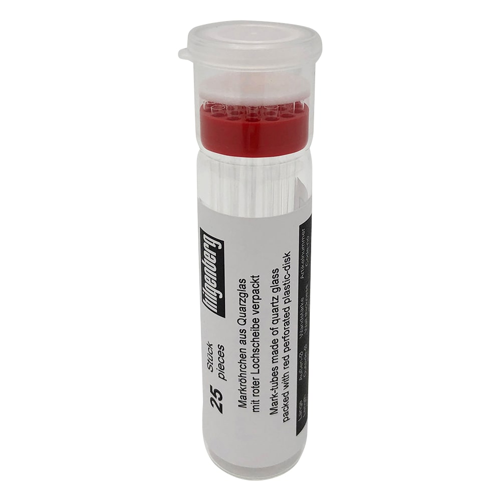 アズワン X線解析用キャピラリー　マークチューブ（石英ガラス）　25本入　4017510 1ケース（ご注文単位1ケース）【直送品】