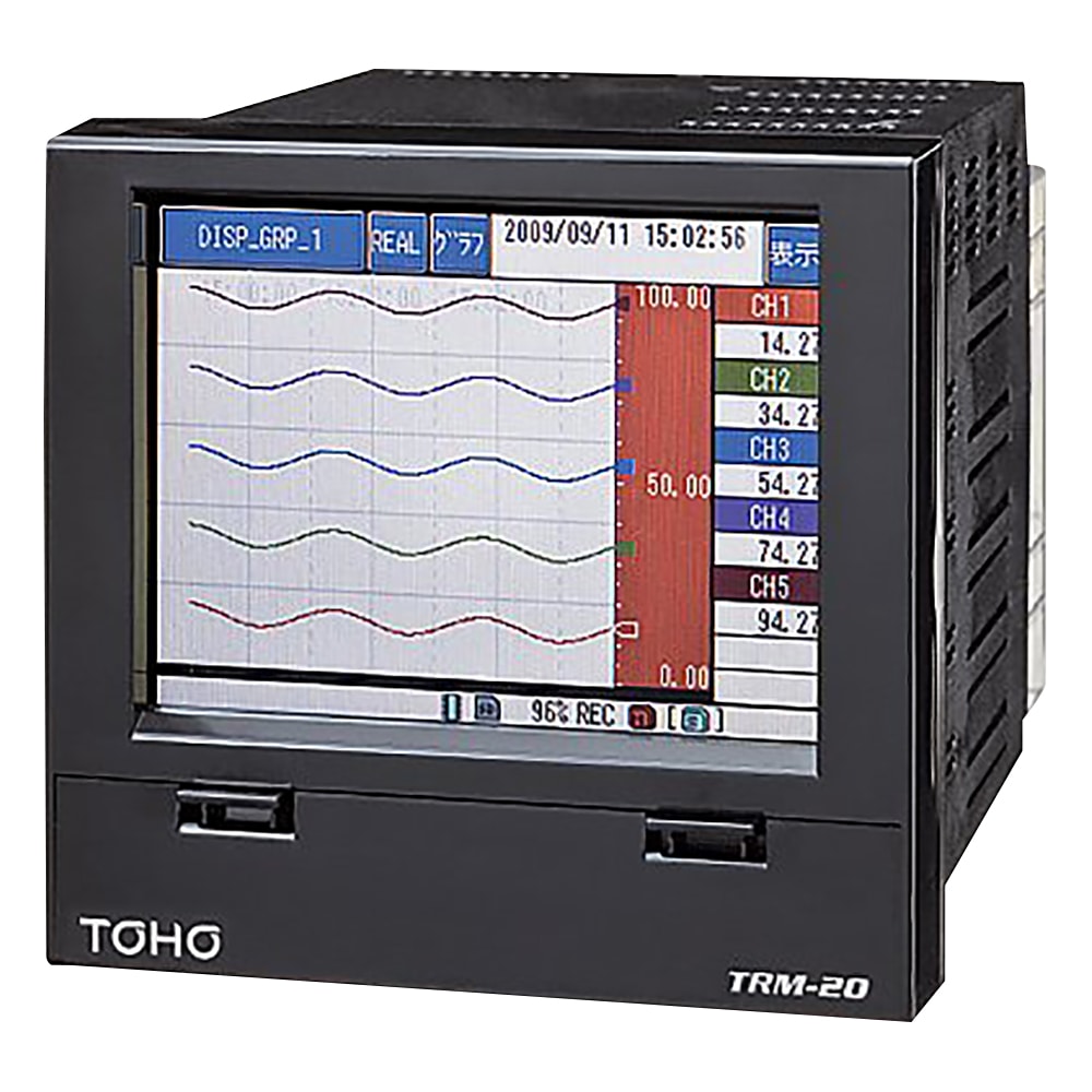 アズワン ペーパーレスレコーダー(6点入力式記録計) TRM2006A000T-Z 1台(ご注文単位1台)【直送品】