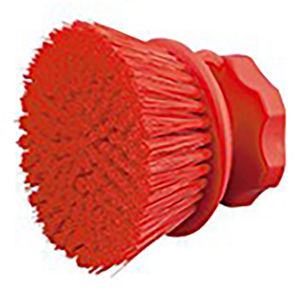 アズワン サニーフーズHACCPブラシ ハンドブラシ 丸型 赤 1本(ご注文単位1本)【直送品】