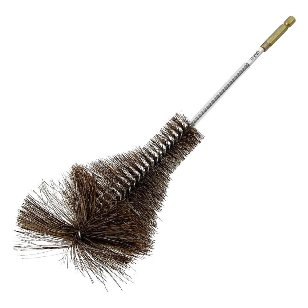 アズワン 実験容器用洗浄ブラシ(三角フラスコ用) 250×150×φ90mm TF-200 1本(ご注文単位1本)【直送品】