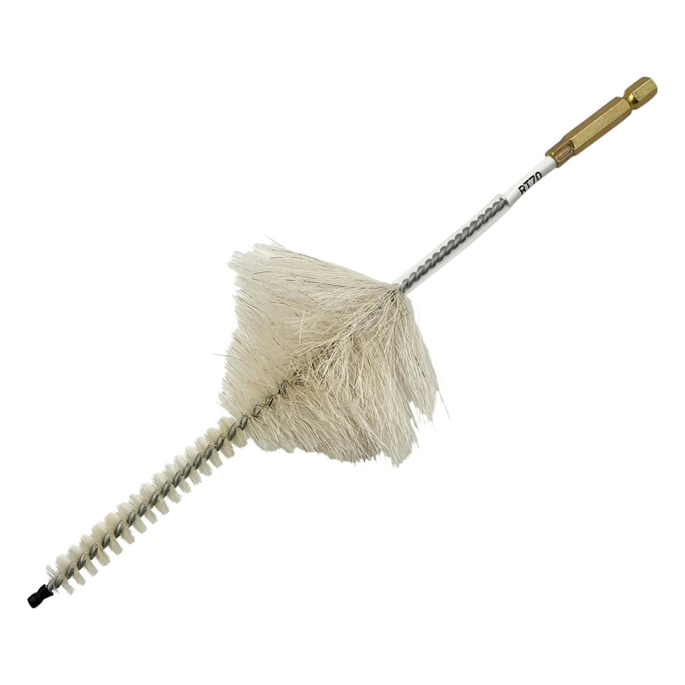 アズワン 実験容器用洗浄ブラシ(ロート用) 230×130×φ80mm RT-70 1本(ご注文単位1本)【直送品】