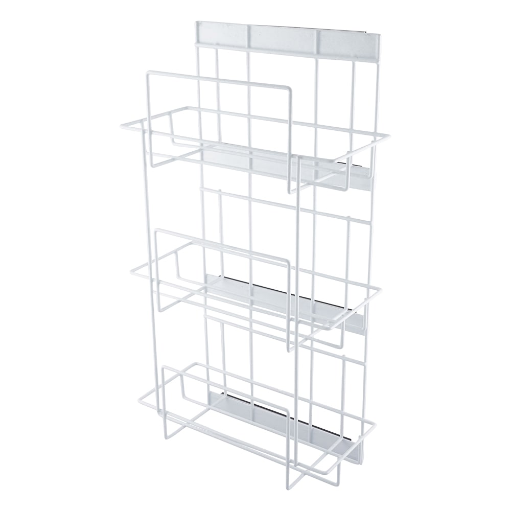 ナビス(アズワン) ボックスホルダー 横置き3段 マグネット型 277×126×517mm 1個(ご注文単位1個)【直送品】