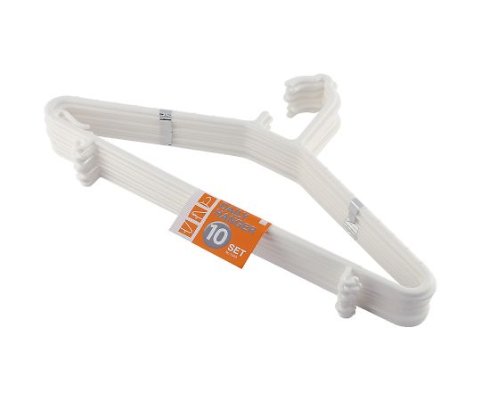 小久保工業所 デイリーハンガー（10本組）　オフホワイト　1565 1組（ご注文単位1組）【直送品】