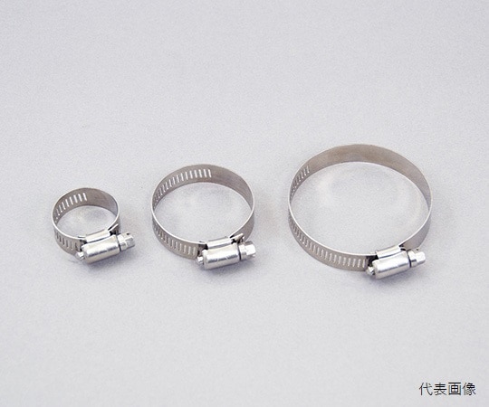 アズワン ステンレスホースバンド 幅14mm φ114-90mm SS-64 1個(ご注文単位1個)【直送品】