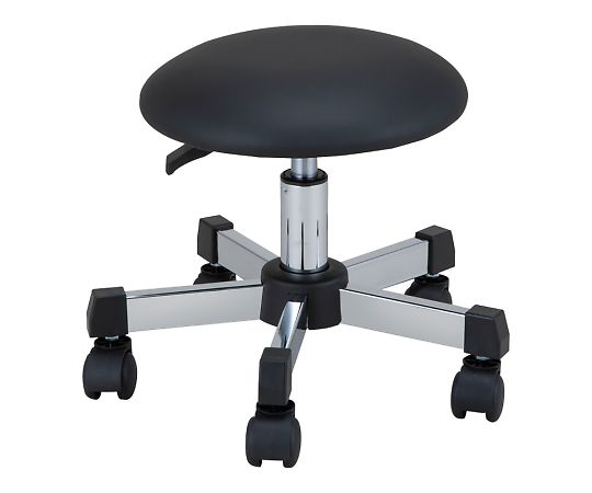 ナビス(アズワン) ラウンドミニスツール ブラック RMS-Black 1個(ご注文単位1個)【直送品】