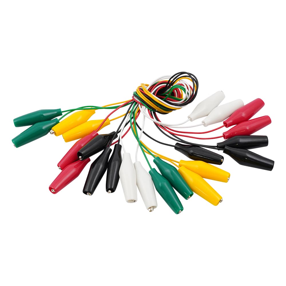 アズワン みの虫クリップ 小(リード線付10本組) 1組(ご注文単位1組)【直送品】