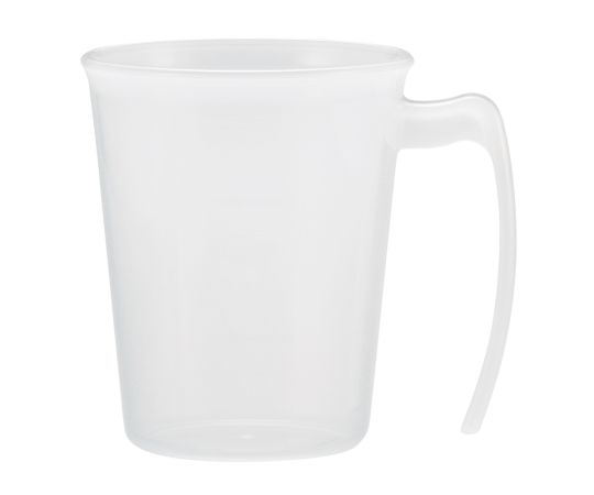 小森樹脂 手付スタッキングコップ ホワイト 1個(ご注文単位1個)【直送品】
