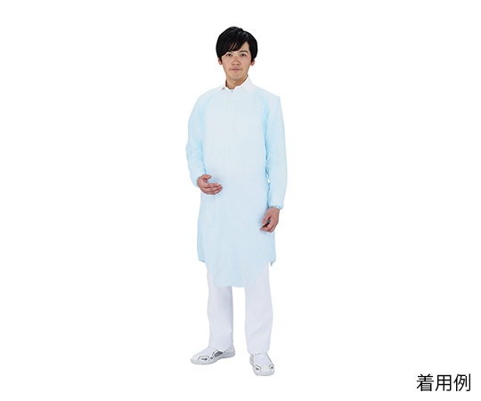 尚美堂 フジポリエプロン 袖付 L 1箱（25枚入）　 1箱（ご注文単位1箱）【直送品】