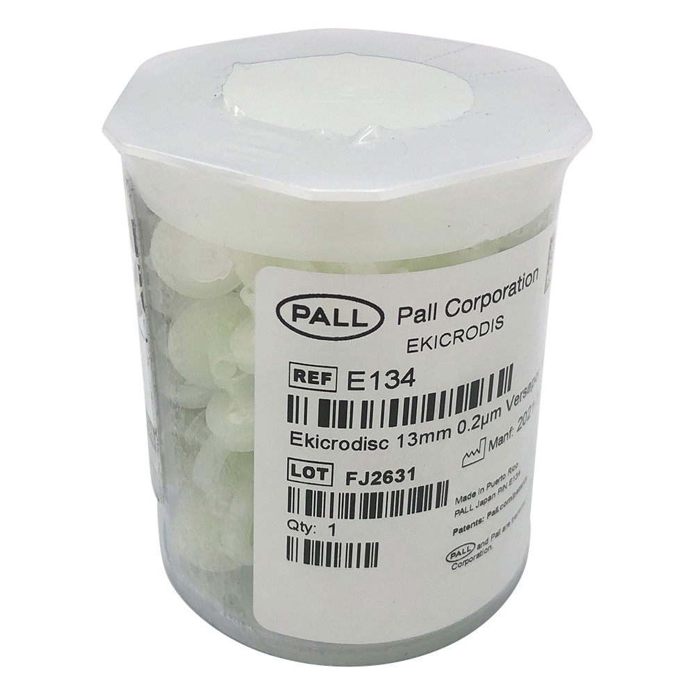 PALL(日本ポール) エキクロディスク(R)シリンジフィルター バーサポア 0.2μm/φ13mm 1箱(100個入) E134 1箱(ご注文単位1箱)【直送品】