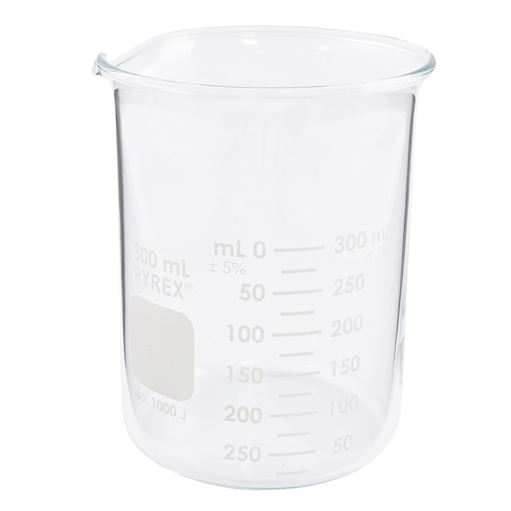 コーニング・PYREX ビーカー　PYREX(R)　300mL　1000J-300 1個（ご注文単位1個）【直送品】
