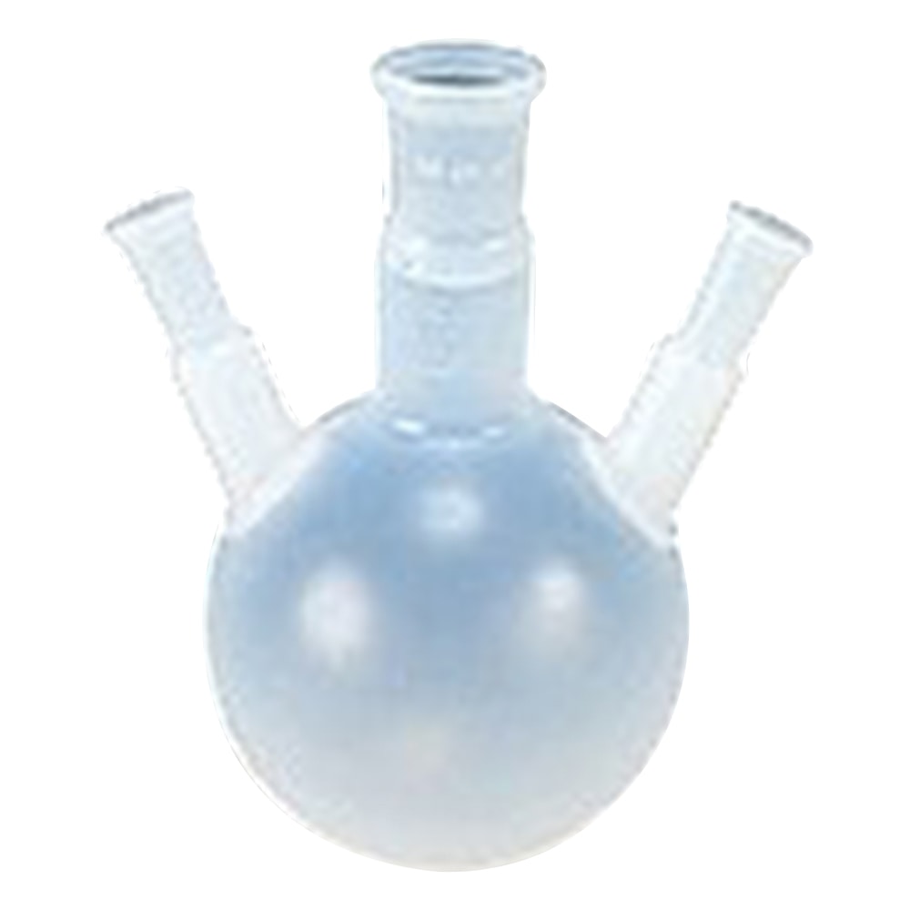 フロンケミカル PFA丸底フラスコ 三つ口 500mL NR1256-001 1個(ご注文単位1個)【直送品】