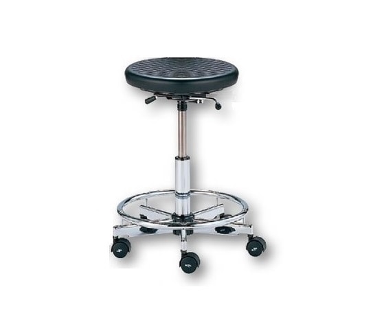 アズワン 研究者専用チェアー 背無し リング有り LC-50R 1脚(ご注文単位1脚)【直送品】