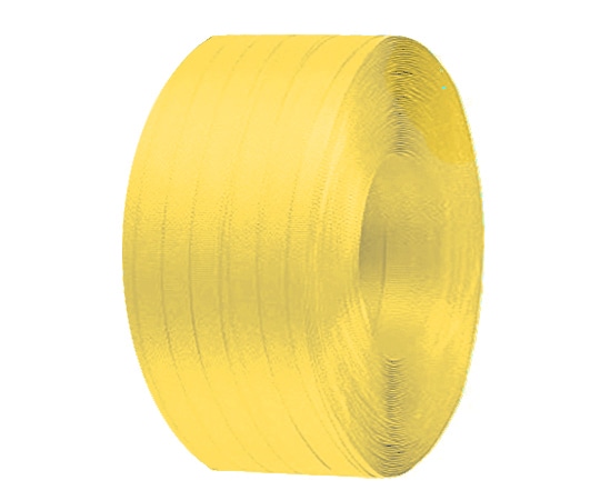 アズワン PPバンド(手締め) 15.5mm×1000m 黄 GOB-S 1巻(ご注文単位1巻)【直送品】