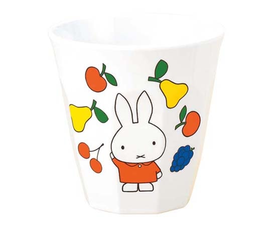 関東プラスチック工業 メラミン 子供食器 ミッフィーフルーツシリーズ カップ MW-280FR 2430600 1個(ご注文単位1個)【直送品】