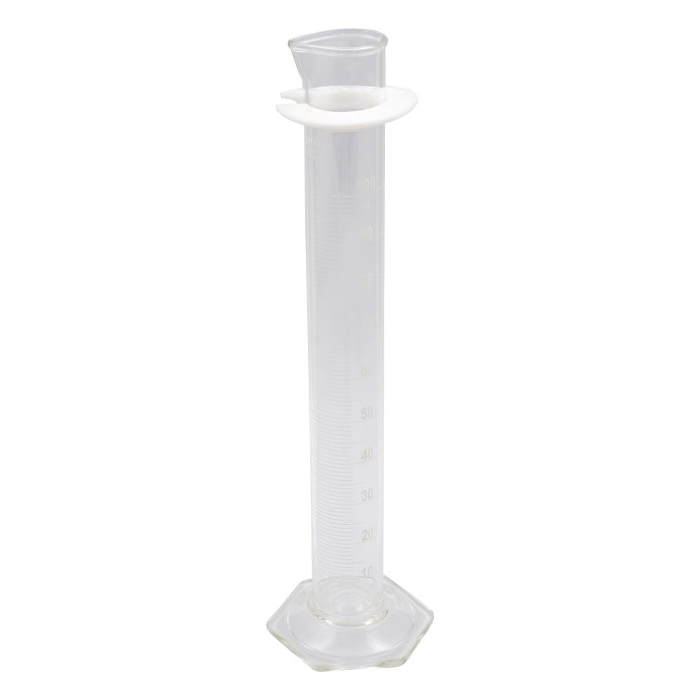 コーニング・PYREX メスシリンダー PYREX(R) バンパー付き 100mL 3022-100 1個(ご注文単位1個)【直送品】