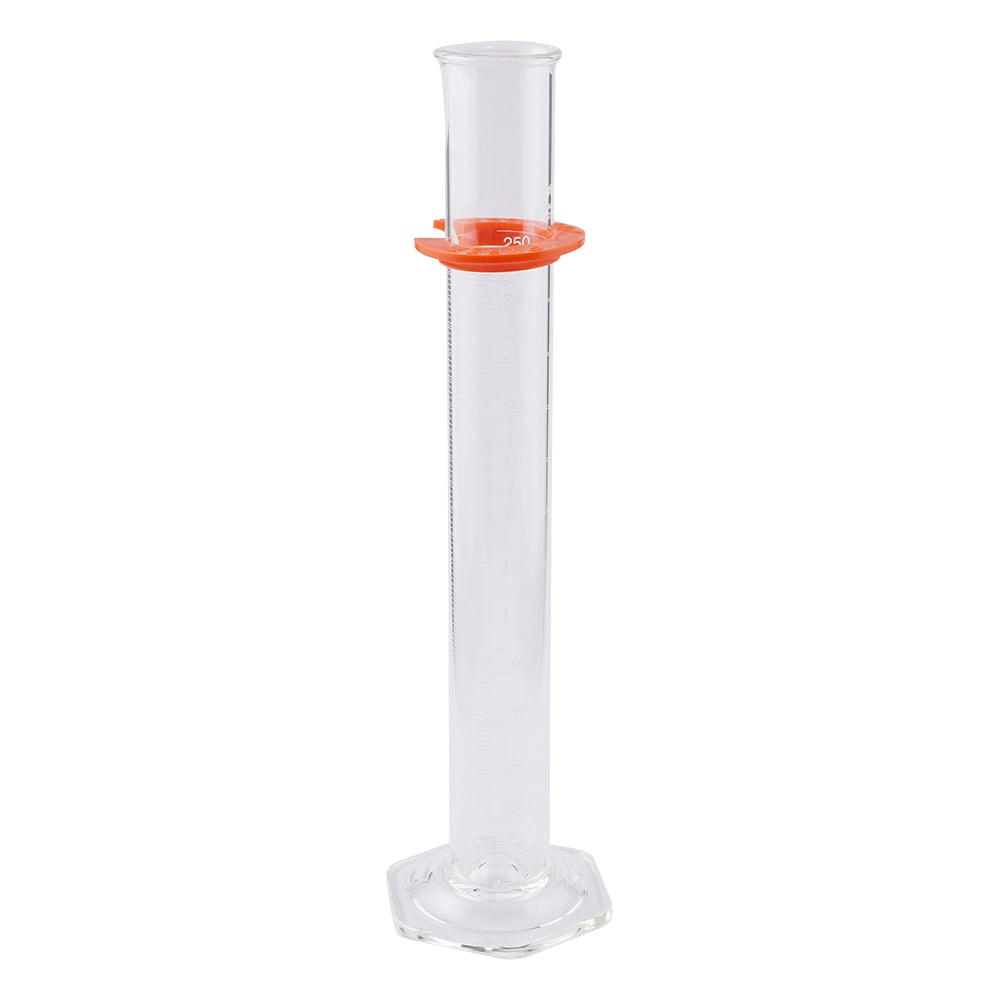 コーニング・PYREX メスシリンダー PYREX(R) バンパー付き 250mL 3022-250 1個(ご注文単位1個)【直送品】