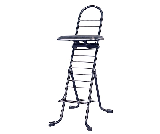 アズワン プロワークチェアー 黒 590×420×930mm PW-600S 1台(ご注文単位1台)【直送品】