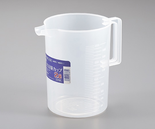 エンテック ポリプロ計量カップ　2000cc　723A 1個（ご注文単位1個）【直送品】