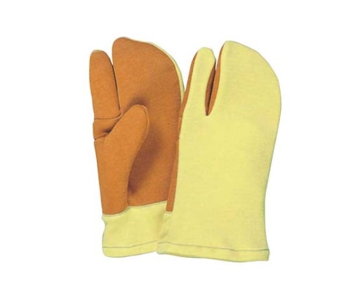 マックス（安全・保護） 500℃対応耐熱手袋（3本指タイプ）　MZ624 1双（ご注文単位1双）【直送品】