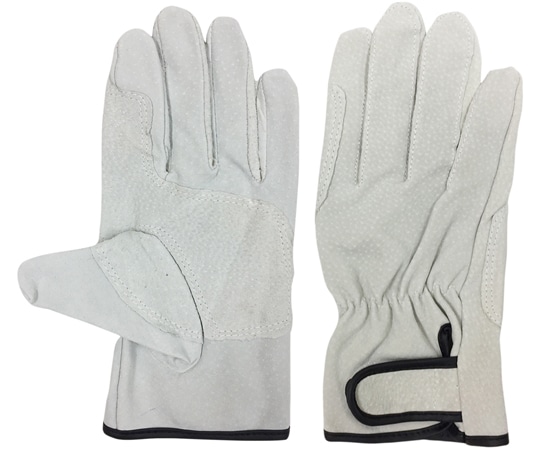 ACE（手袋） 豚床革手袋　マジックテープ　アテ付　10双組　LLサイズ　AG547-10P-LL 1組（ご注文単位1組）【直送品】