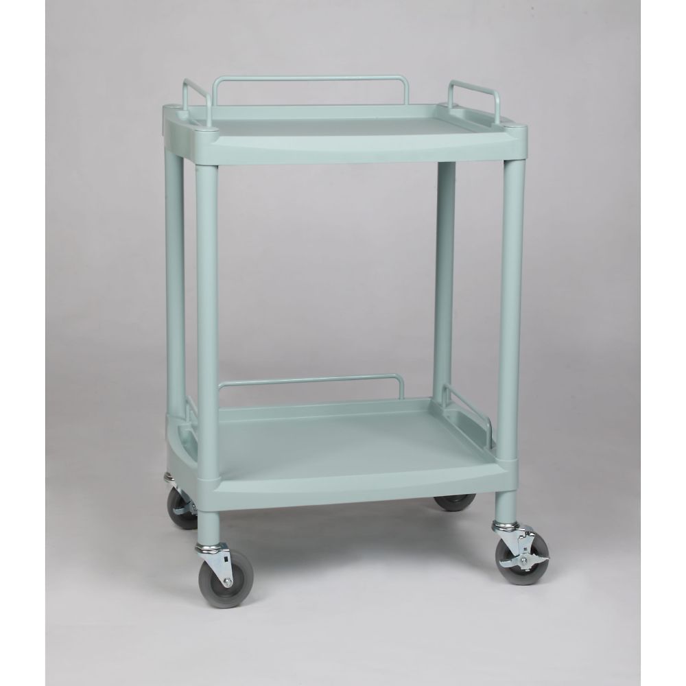 アズワン プラスチックワゴン2段 引出し無し 655×455×825mm Y201E 1台(ご注文単位1台)【直送品】