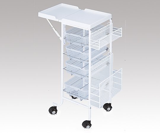 アズワン カウンターワゴン(C-196) ホワイト 310(510)×330×840mm 11961 1台(ご注文単位1台)【直送品】