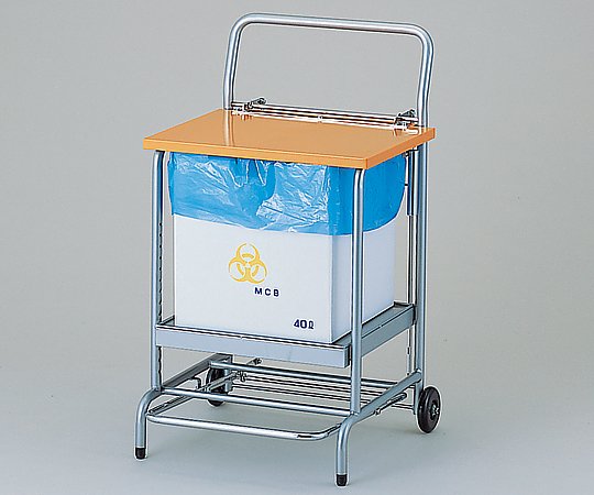 ナビス(アズワン) ダンボール用スタンド フタ付 オレンジ NFD-1 1台(ご注文単位1台)【直送品】