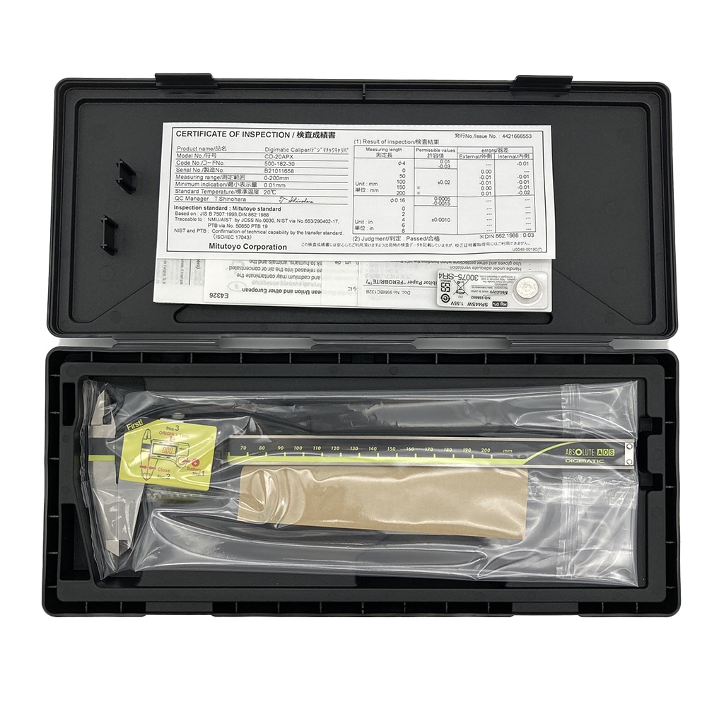 ミツトヨ デジマチックキャリパ CD-20APX CD‐20APX 1個(ご注文単位1個)【直送品】