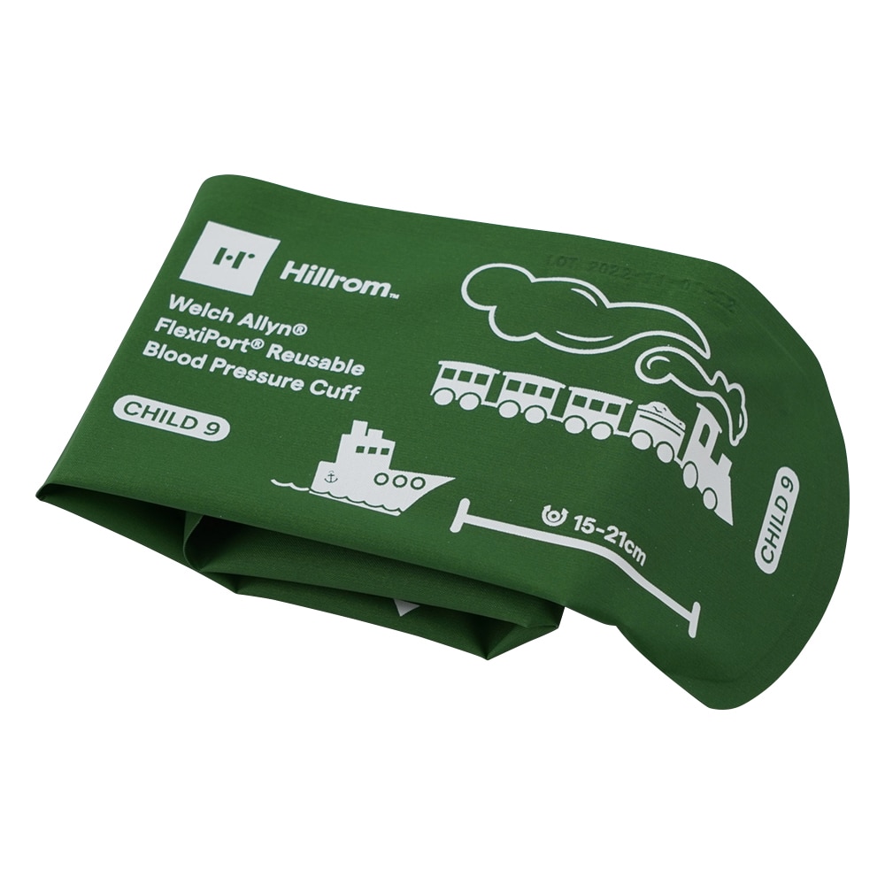 ウェルチ・アレン フレックスポートリユーザブルカフ 小児用(中) チューブなし REUSE-09 1個(ご注文単位1個)【直送品】