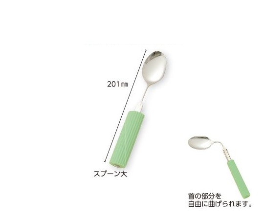 フセ企画 オールステンレスハンドル・シリコンスポンジ付き スプーン大 1個(ご注文単位1個)【直送品】