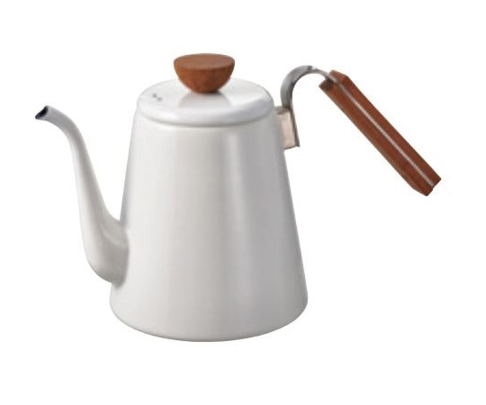 HARIO ボナ・琺瑯ドリップケトル BDK-80-W 1箱(ご注文単位1箱)【直送品】