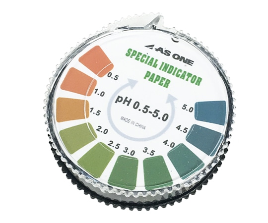 アズワン pH試験紙 ロール pH0.5-5.0 1巻(ご注文単位1巻)【直送品】