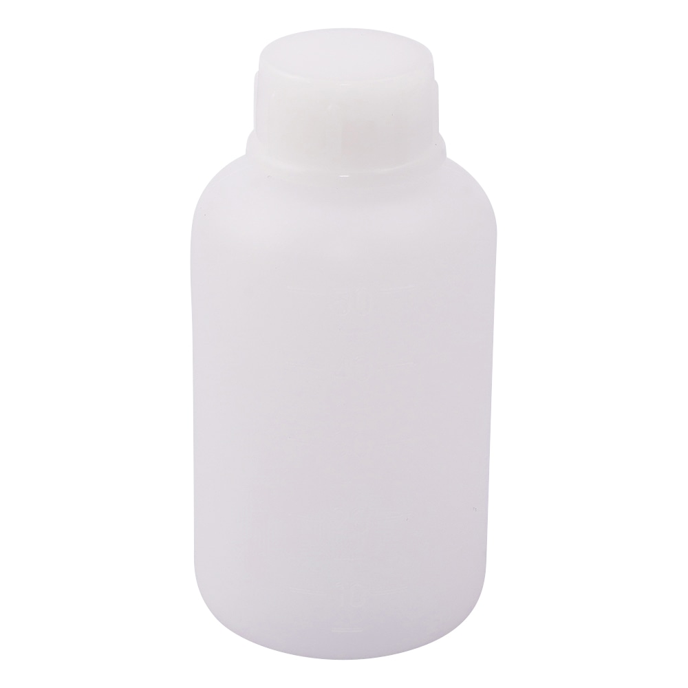 ニッコー・ハンセン 標準規格瓶 丸型細口(ナチュラル) 50mL 1本 1027-03 1本(ご注文単位1本)【直送品】