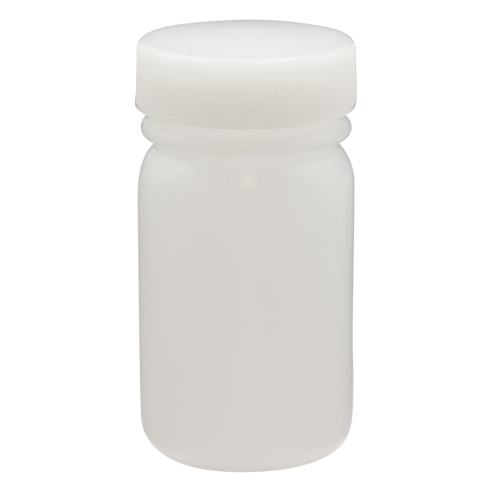 ニッコー・ハンセン 標準規格瓶 丸型広口(ナチュラル) 50mL 1本 1028-03 1本(ご注文単位1本)【直送品】