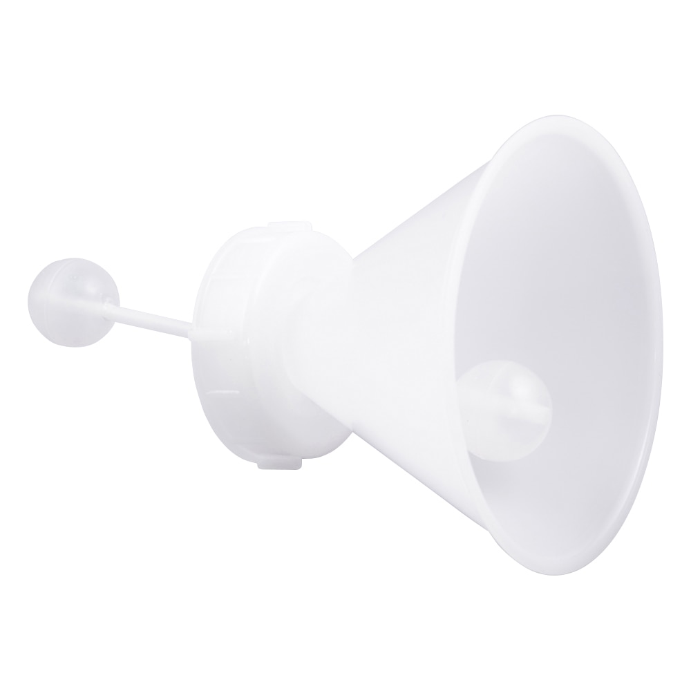 アズワン 廃液用ロート φ120mm(満水標示付き) HRH-P 1個(ご注文単位1個)【直送品】