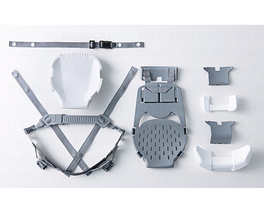 DICプラスチック 折りたたみ式ヘルメット IZANO2 内装ライナーセット HA7-K21 1個(ご注文単位1個)【直送品】