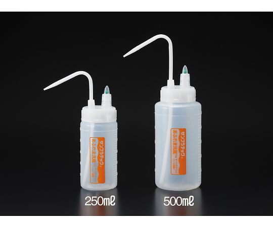 サンプラテック あふれま洗瓶TM（液垂防止弁付洗浄瓶）　500mL　サービスパック（6本入）　27026 1組（ご注文単位1組）【直送品】