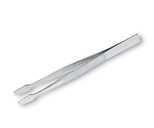 アズワン ステンレス製ピンセット　125mm　デッキ125mm 1本（ご注文単位1本）【直送品】