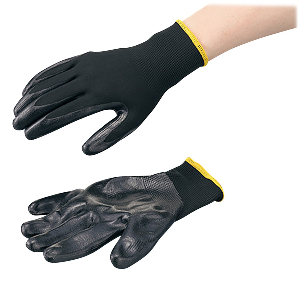 アズワン ニトリルコート手袋 M 1双(ご注文単位1双)【直送品】