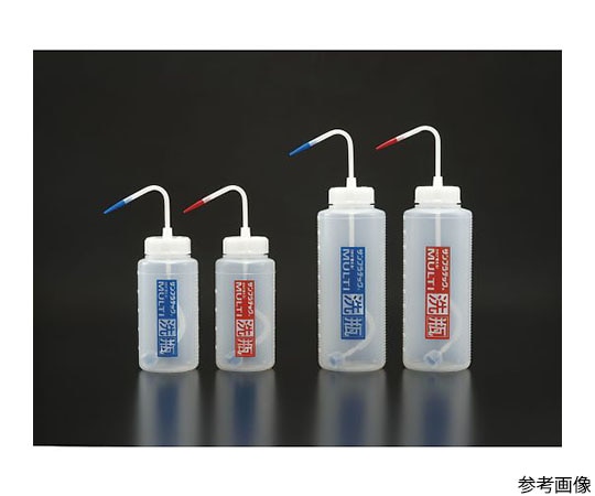 サンプラテック マルチ洗瓶　青1L　サービスパック（5本入）　17006 1組（ご注文単位1組）【直送品】