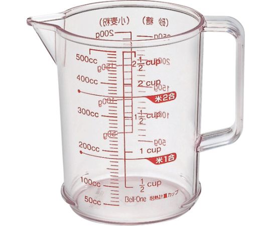 アスベル 耐熱計量カップR-500 231780 1個(ご注文単位1個)【直送品】