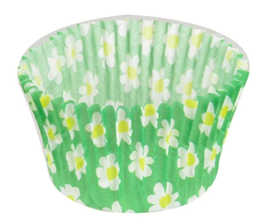 パール金属 ベイクイージー 紙製カップケーキ焼型 75mm(プチフラワー) 50枚入 D-2683 1袋(ご注文単位1袋)【直送品】