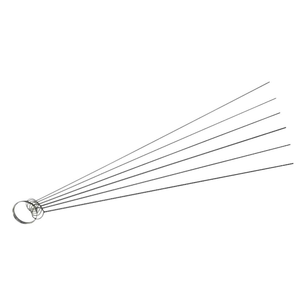 アズワン 極細ブラシ 250mm 6本セット 1セット(ご注文単位1セット)【直送品】